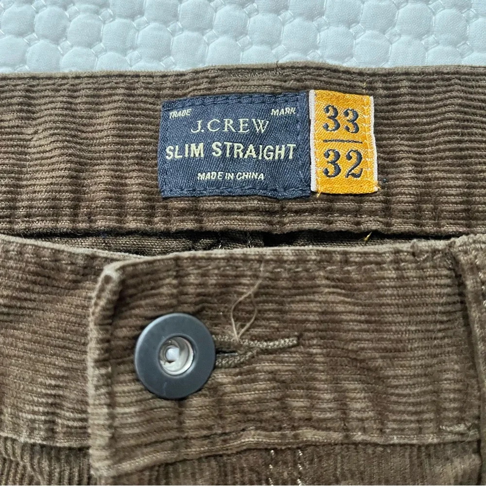 J. Crew Men's Corduroy Pants in Deep Brown